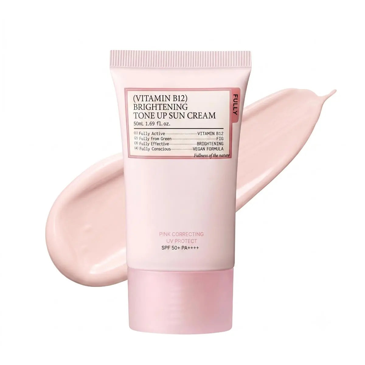 FULLY Tone Up Sunscreen Pink 50ml PureBloom