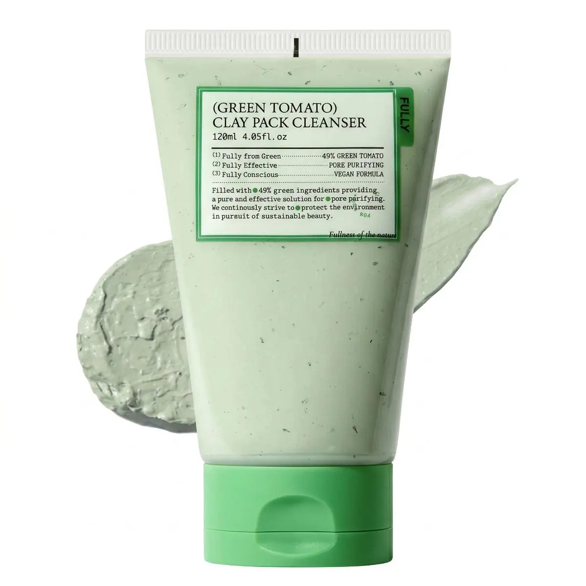 FULLY Green Tomato Clay Pack Cleanser 120ml PureBloom
