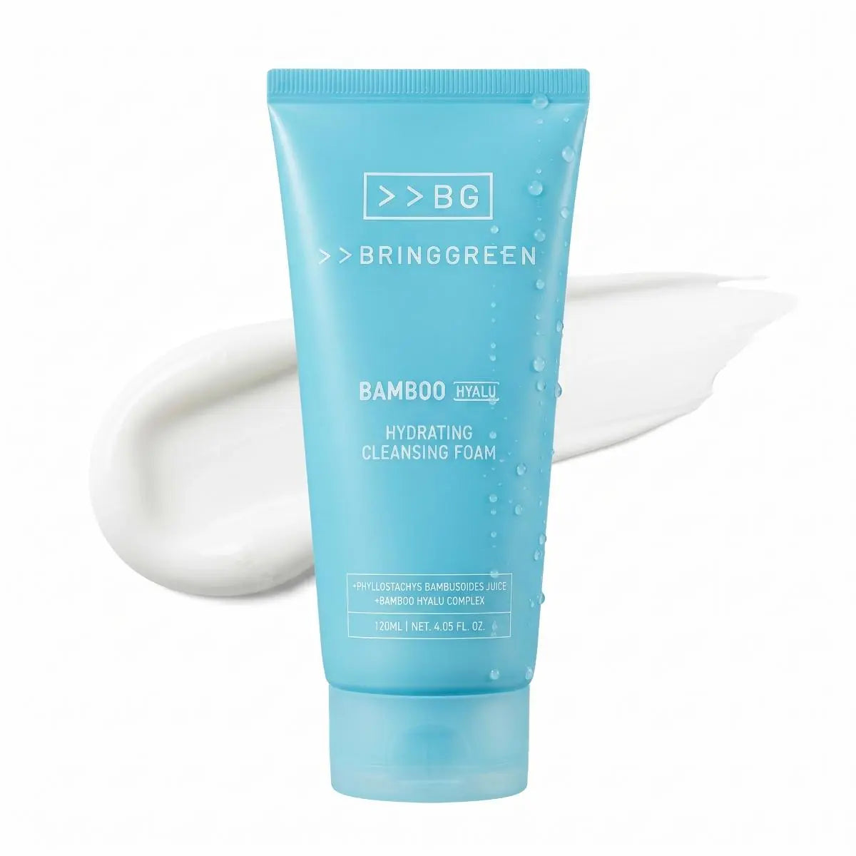 BRINGGREEN Bamboo Hyalu Hydrating Cleansing Foam 120ml PureBloom