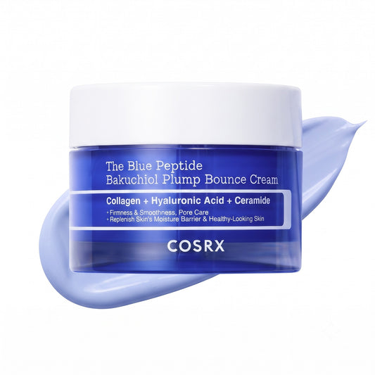 COSRX The Blue Peptide Bakuchiol Plump Bounce Cream 50ml PureBloom