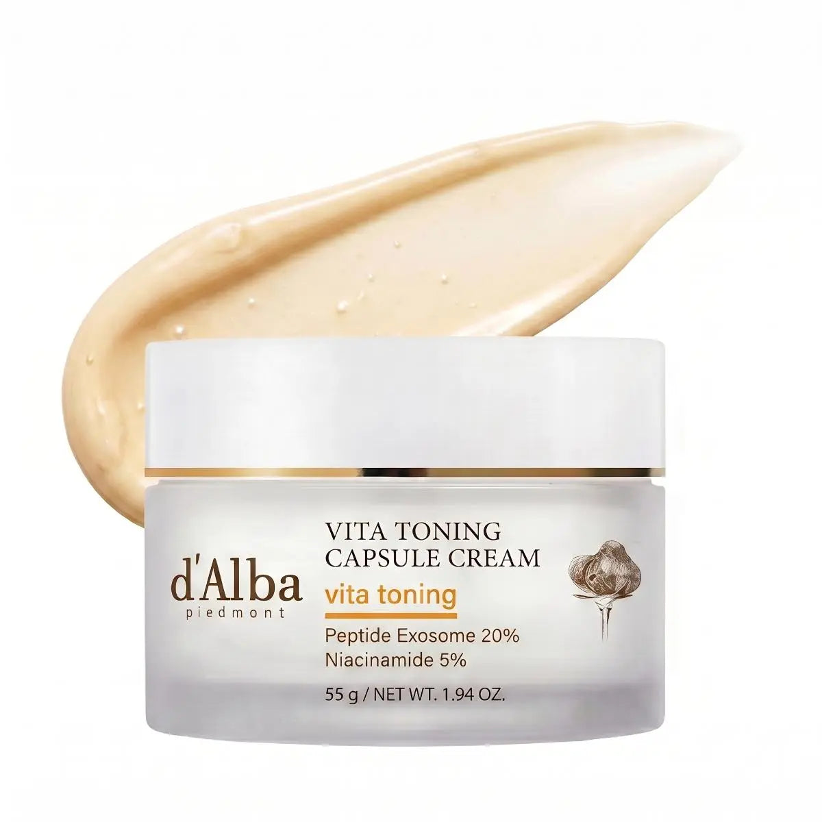 d'Alba White Truffle Vita Toning Capsule Cream Niacinamide 5% 55g PureBloom