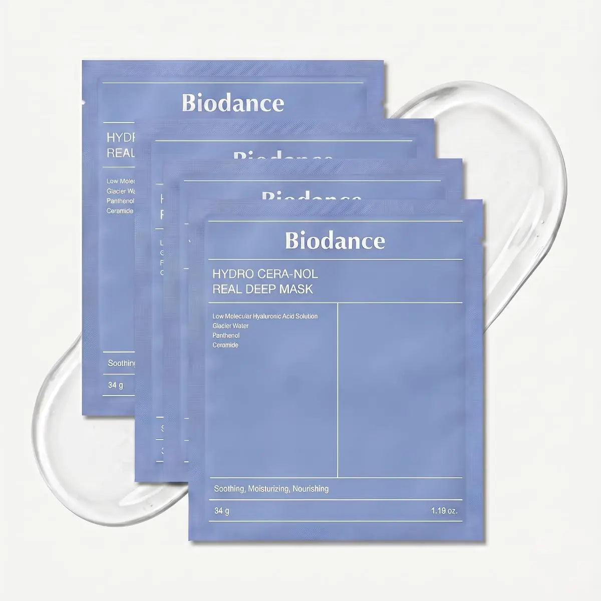 Biodance Hydro Cera nol Real Deep Mask 4 Sheets PureBloom