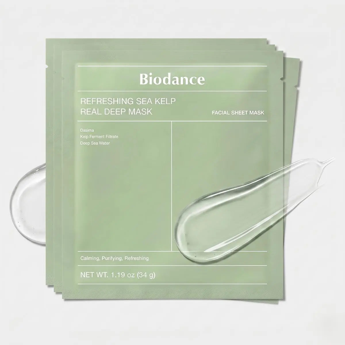 Biodance Refreshing Sea Kelp Real Deep Mask 4 Sheets PureBloom