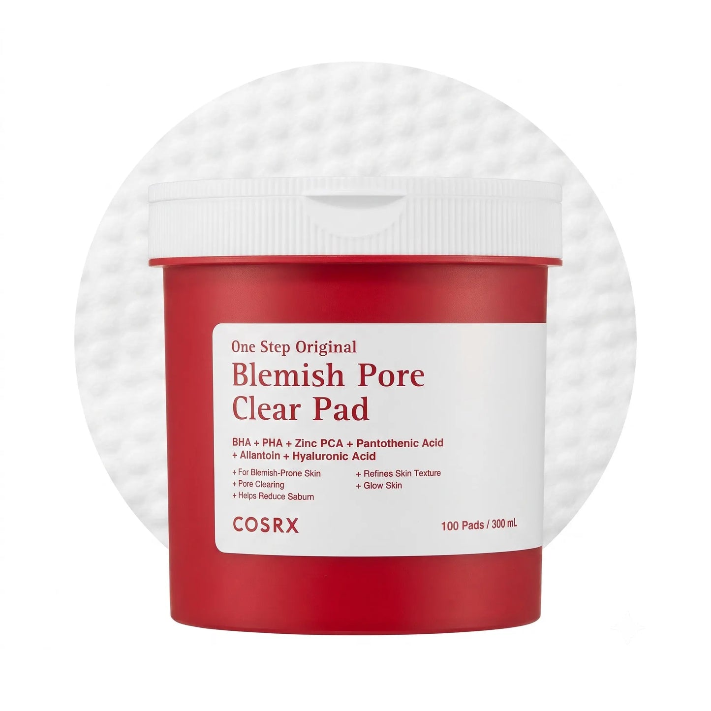 COSRX One Step Original Blemish Pore Clear Pad 100 Pads PureBloom